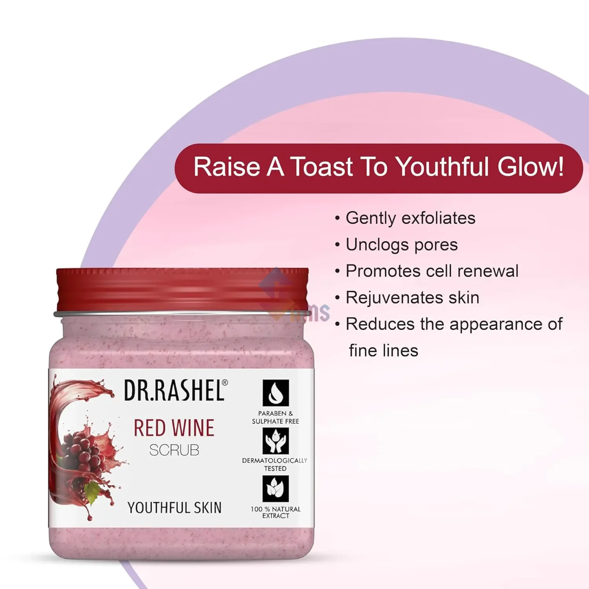 Dr Rashel Red Wine Scrub 3 .webp
